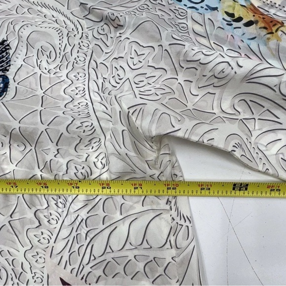 Johnny Was heavily embroidered Kendra silk tunic NWT - Picture 12 of 14